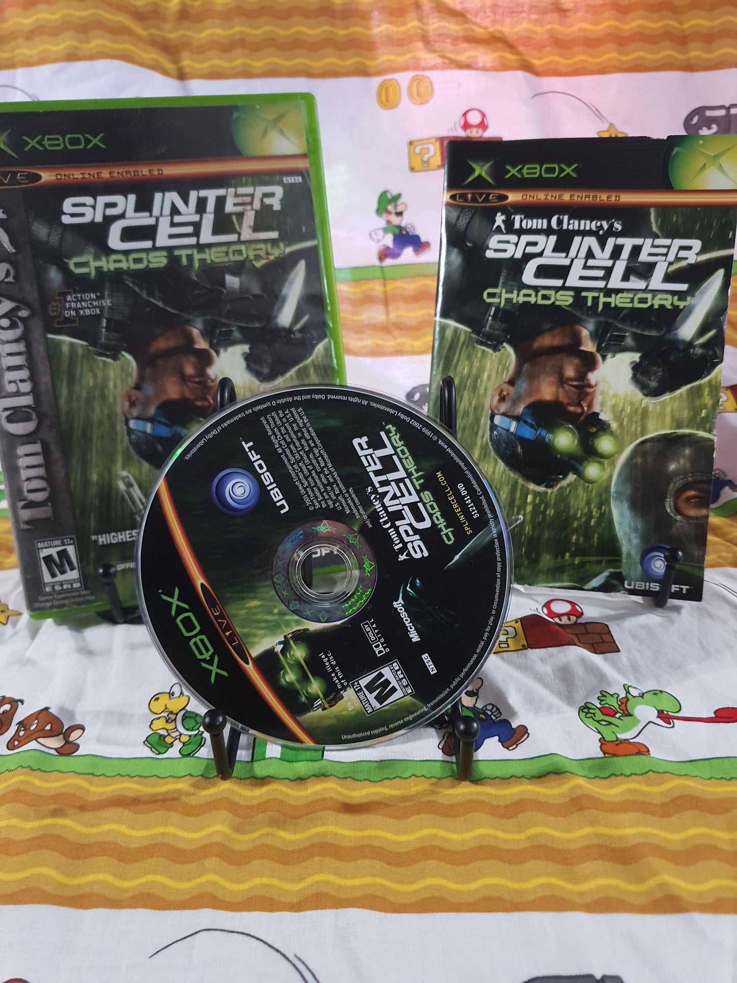 Splinter Cell Chaos Theory Microsoft Xbox 2005 Complete Registration Card Mint