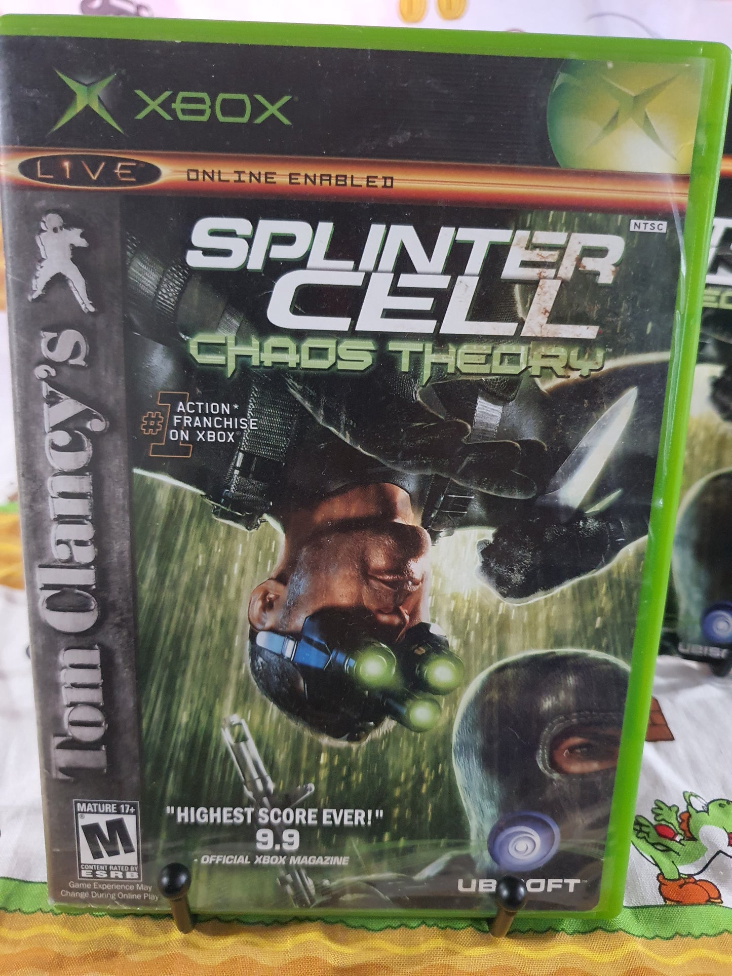 Splinter Cell Chaos Theory Microsoft Xbox 2005 Complete Registration Card Mint
