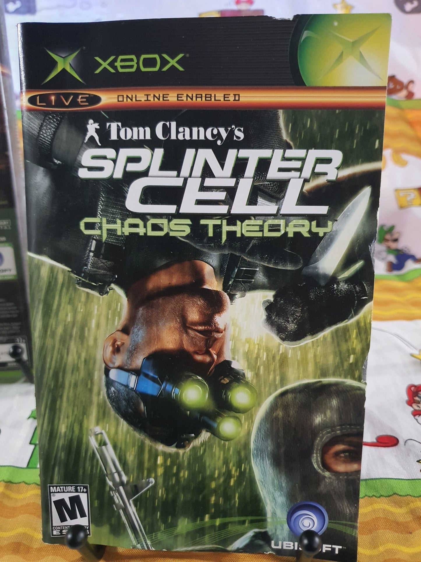 Splinter Cell Chaos Theory Microsoft Xbox 2005 Complete Registration Card Mint