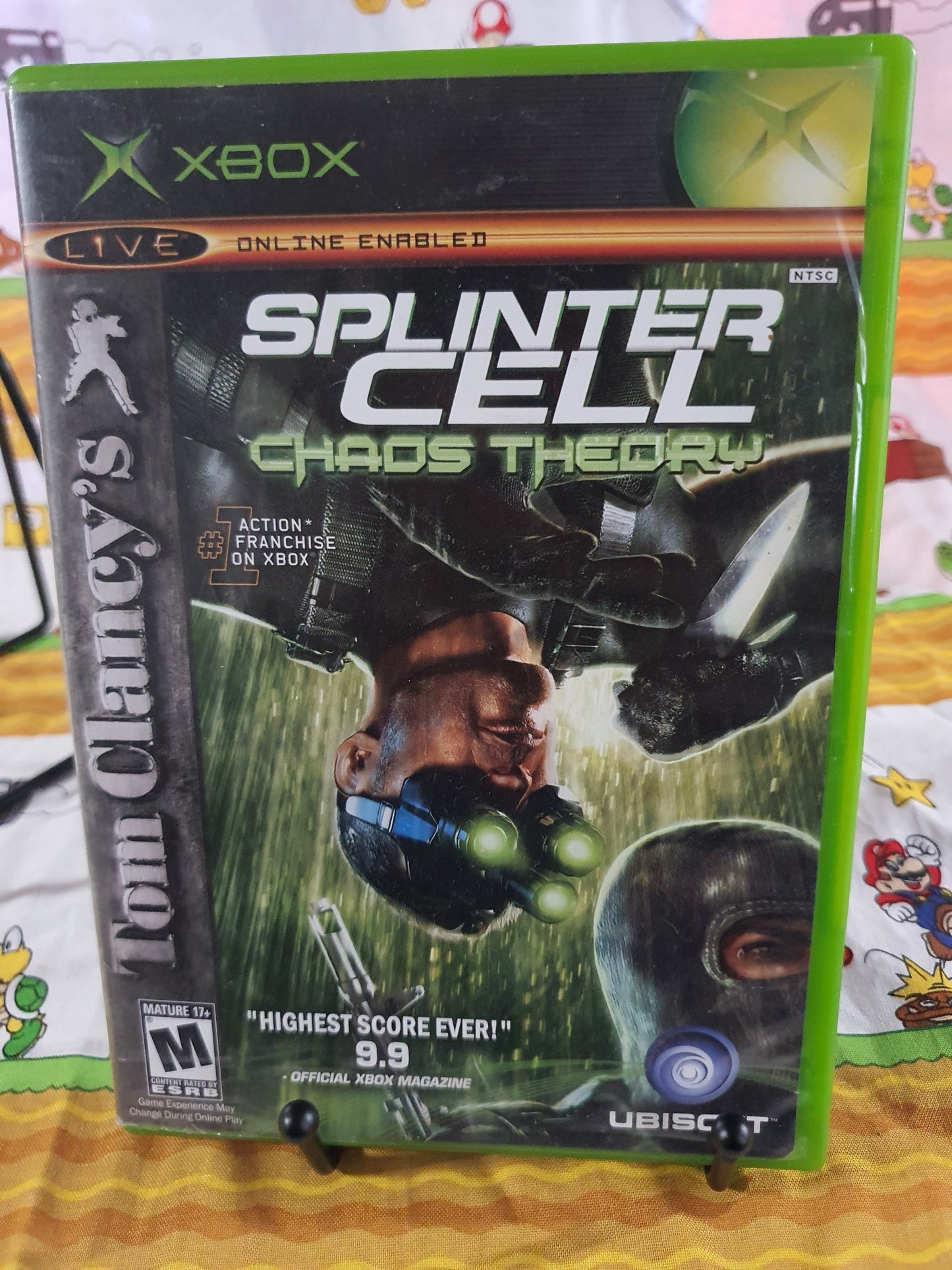Splinter Cell Chaos Theory Microsoft Xbox 2005 Complete Registration Card Mint