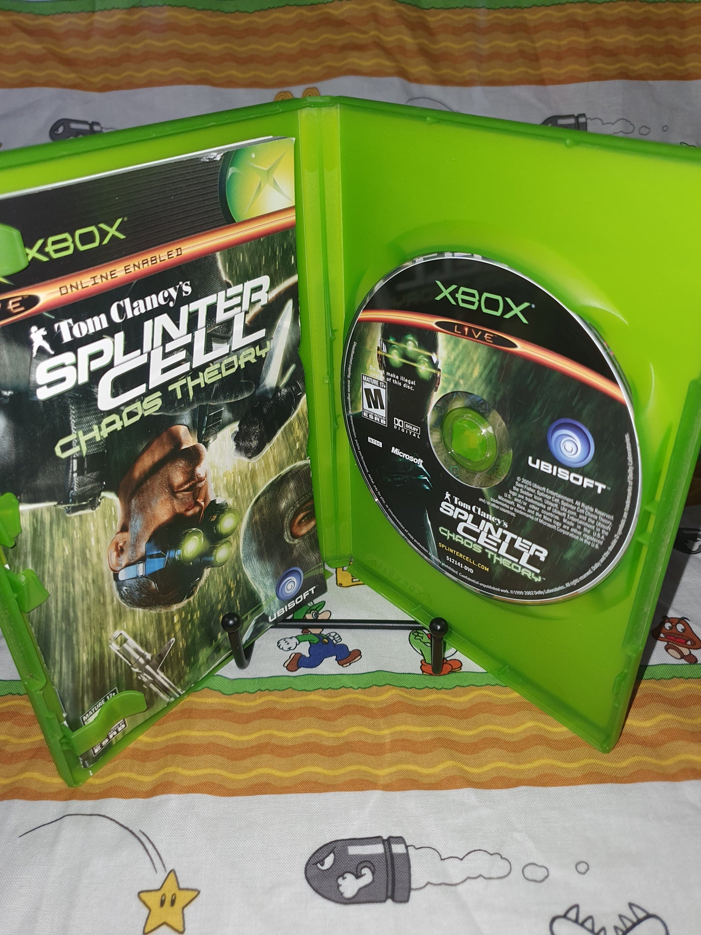 Splinter Cell Chaos Theory Microsoft Xbox 2005 Complete Registration Card Mint