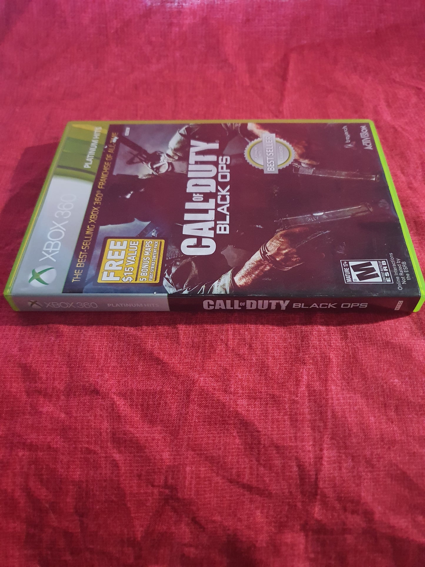 Call of Duty Black Ops Microsoft Xbox 360 Complete Manual Near Mint Free Ship