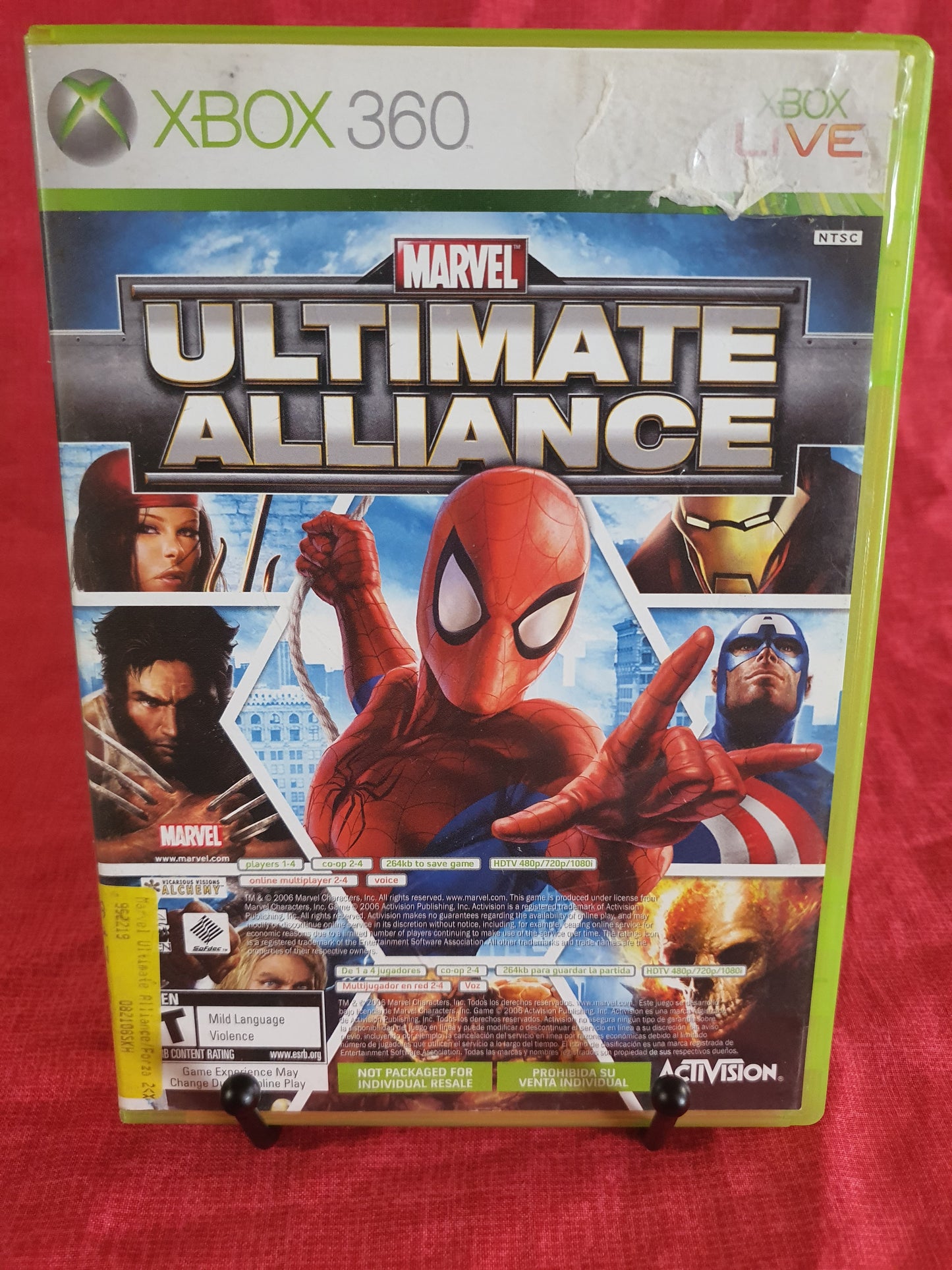 Marvel: Ultimate Alliance & Forza 2 Motorsports Complete CIB 2 Discs Near Mint