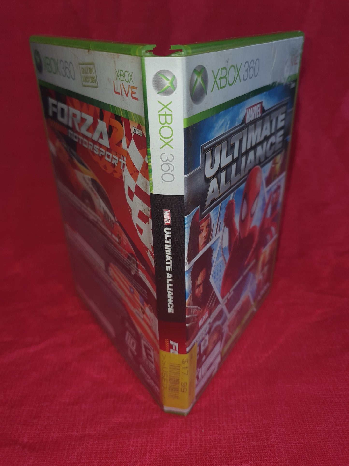 Marvel: Ultimate Alliance & Forza 2 Motorsports Complete CIB 2 Discs Near Mint