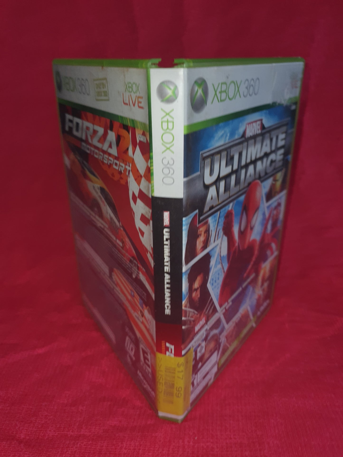 Marvel: Ultimate Alliance & Forza 2 Motorsports Complete CIB 2 Discs Near Mint