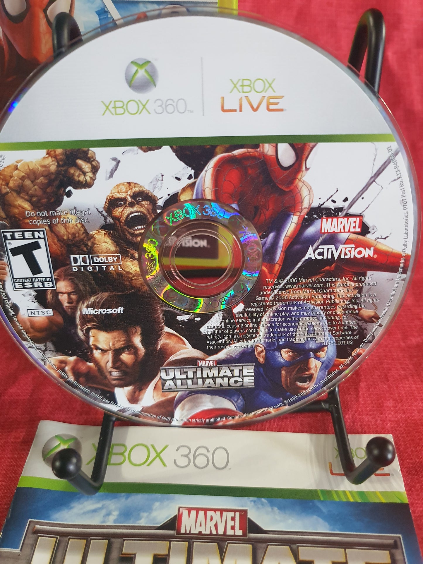 Marvel: Ultimate Alliance & Forza 2 Motorsports Complete CIB 2 Discs Near Mint