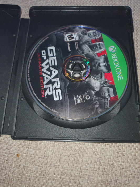 Gears of War Ultimate Edition (Microsoft Xbox One, 2015) Game Disc Near Mint
