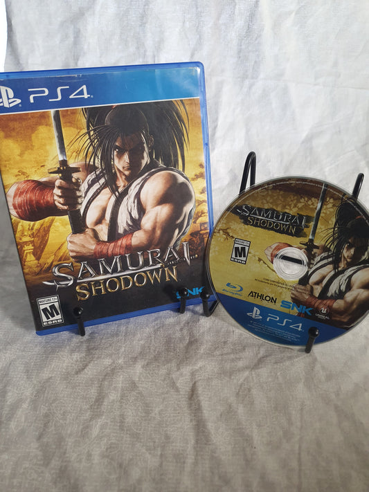 Samurai Showdown (Sony PlayStation 4, 2019) Complete Game Disc Very Good CIB VG
