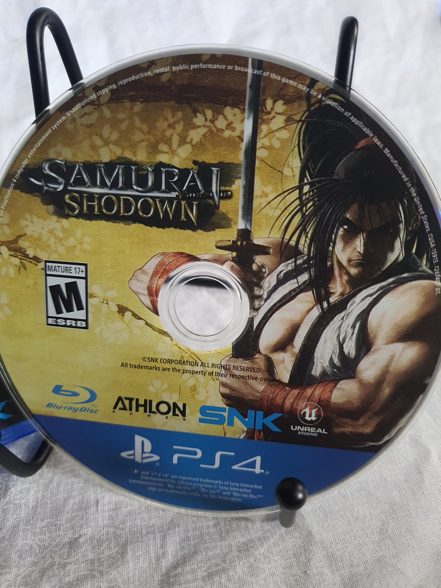 Samurai Showdown (Sony PlayStation 4, 2019) Complete Game Disc Very Good CIB VG
