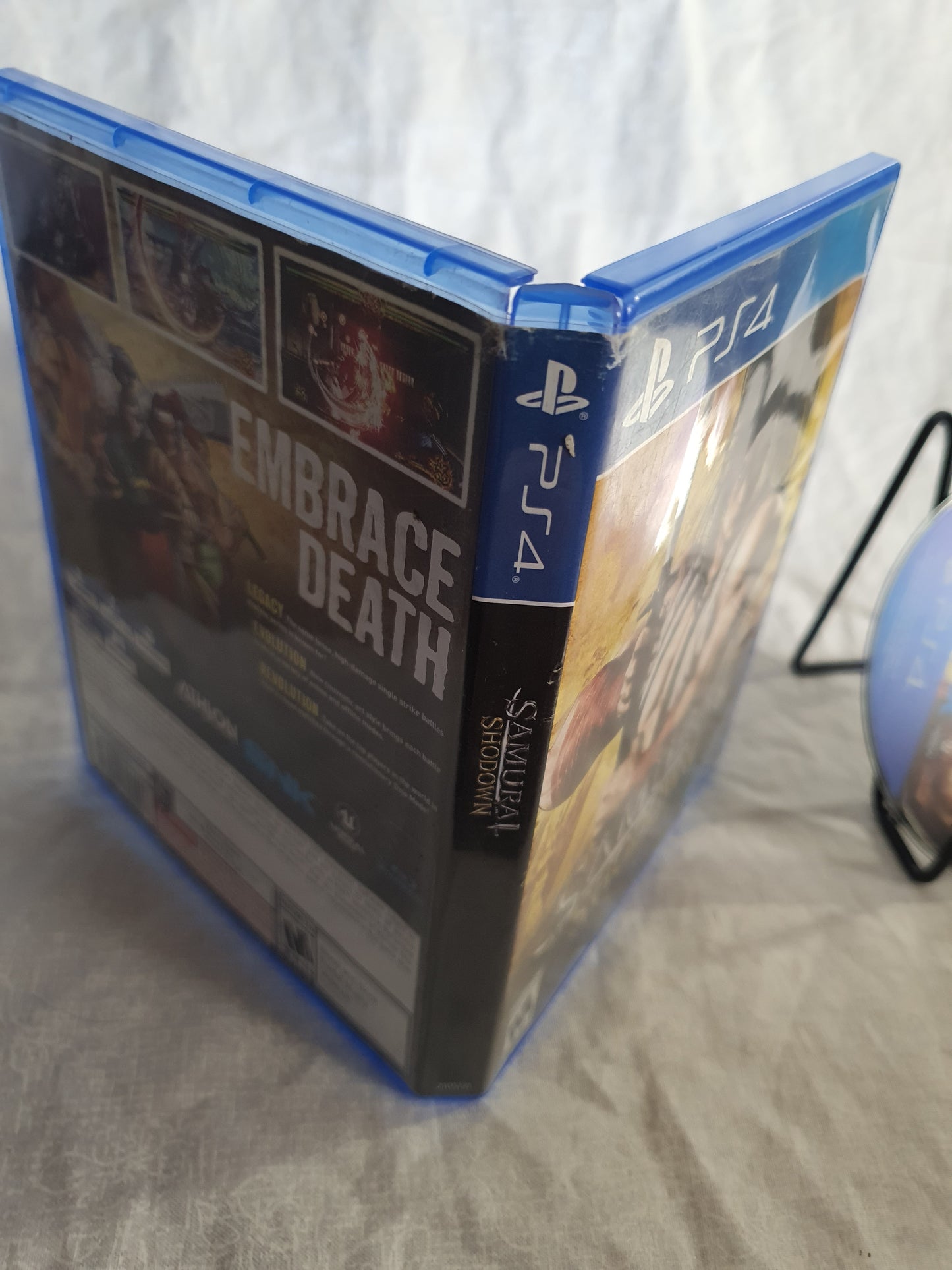 Samurai Showdown (Sony PlayStation 4, 2019) Complete Game Disc Very Good CIB VG