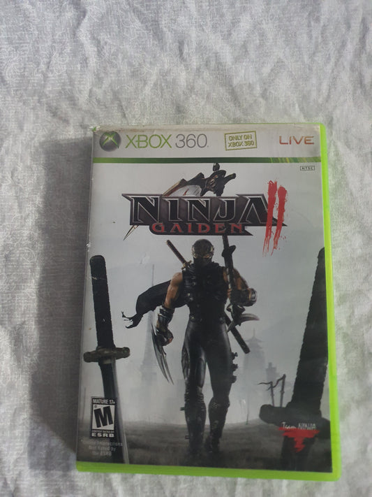 Ninja Gaiden II 2 (Microsoft Xbox 360) Videogame Disc Near Mint Tested Complete