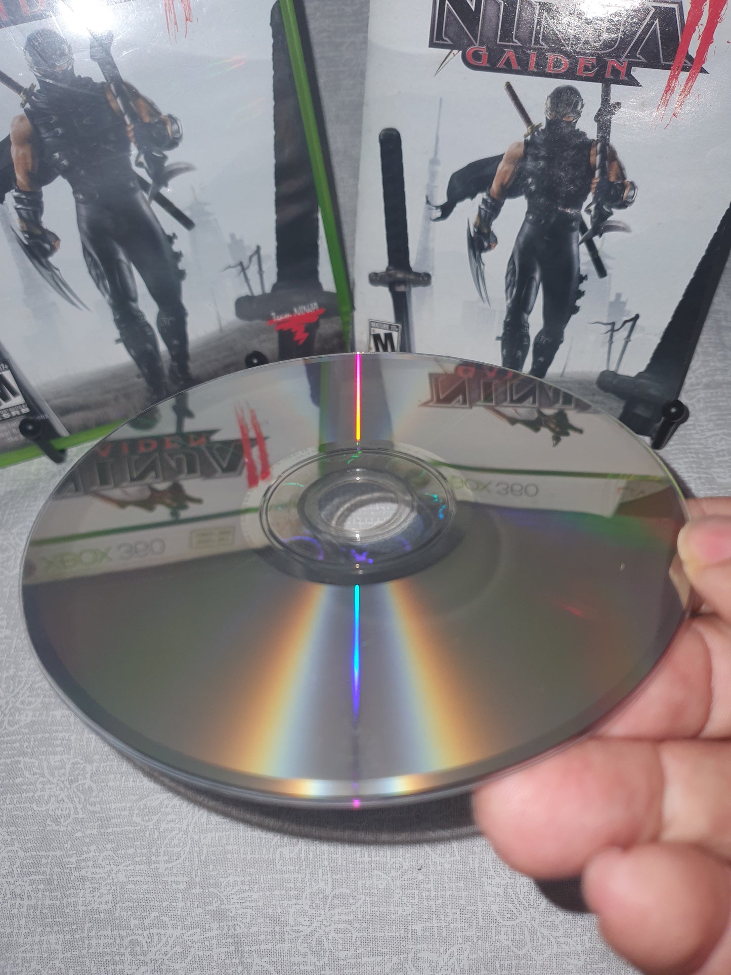Ninja Gaiden II 2 (Microsoft Xbox 360) Videogame Disc Near Mint Tested Complete