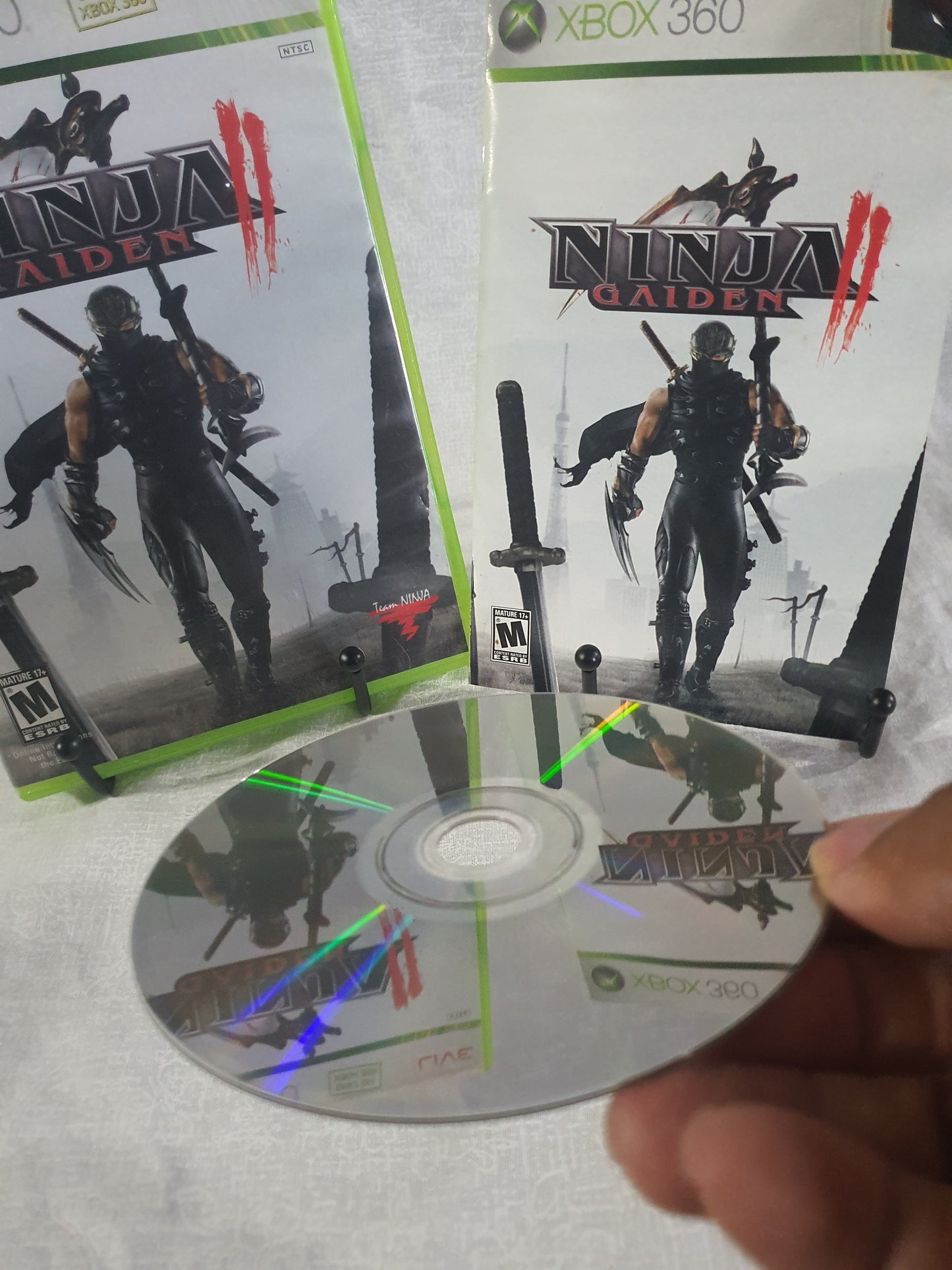 Ninja Gaiden II 2 (Microsoft Xbox 360) Videogame Disc Near Mint Tested Complete
