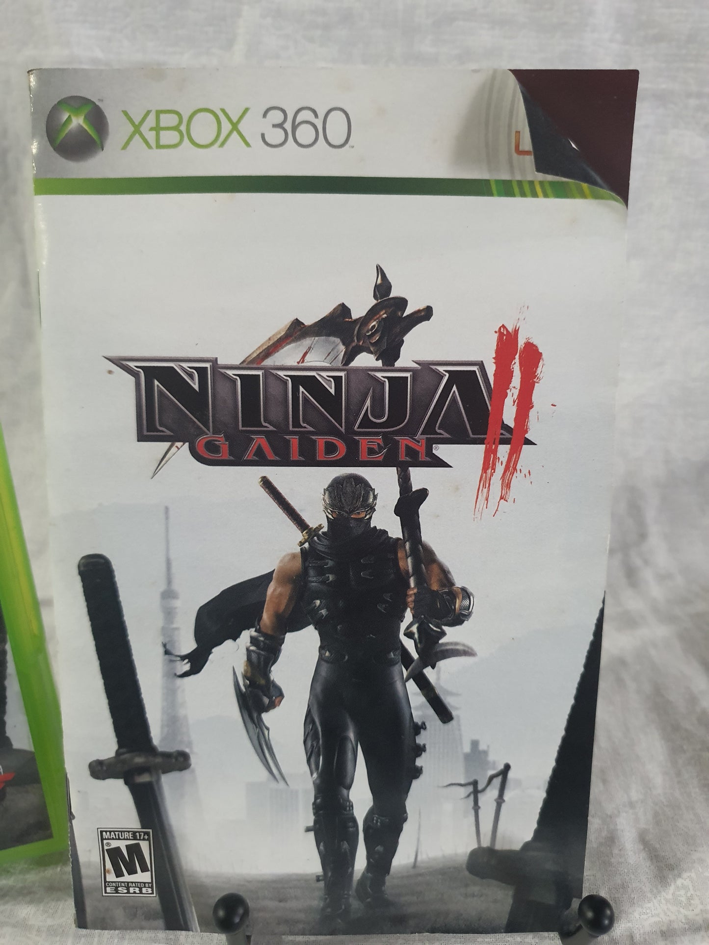 Ninja Gaiden II 2 (Microsoft Xbox 360) Videogame Disc Near Mint Tested Complete
