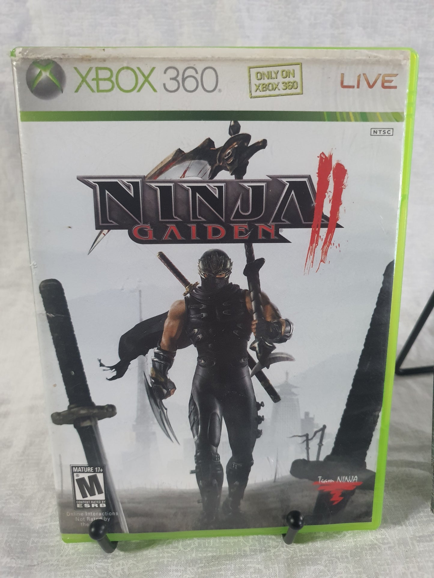 Ninja Gaiden II 2 (Microsoft Xbox 360) Videogame Disc Near Mint Tested Complete