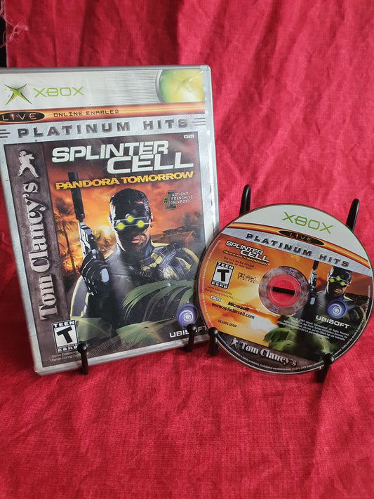 Splinter Cell Pandora Tomorrow (Microsoft Xbox, 2004) Videogame Disc Near Mint