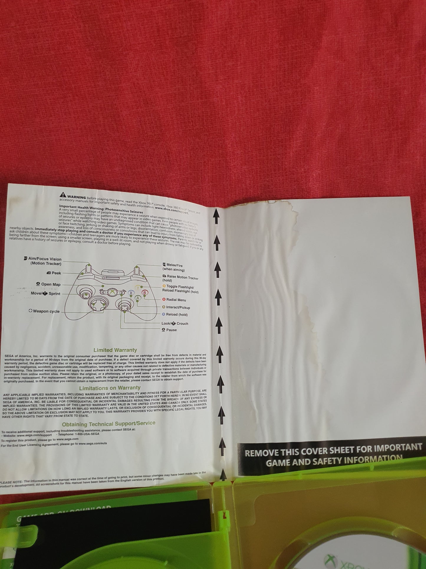 Alien: Isolation Nostromo Edition (Xbox 360, 2014) Complete Game Disc Near Mint