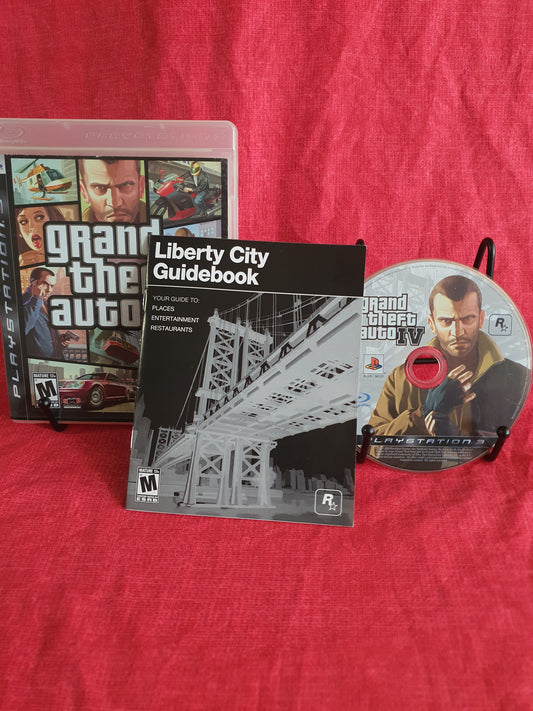 Grand Theft Auto IV GTA 4 (Sony PlayStation 3, 2008) Videogame Disc Very Good