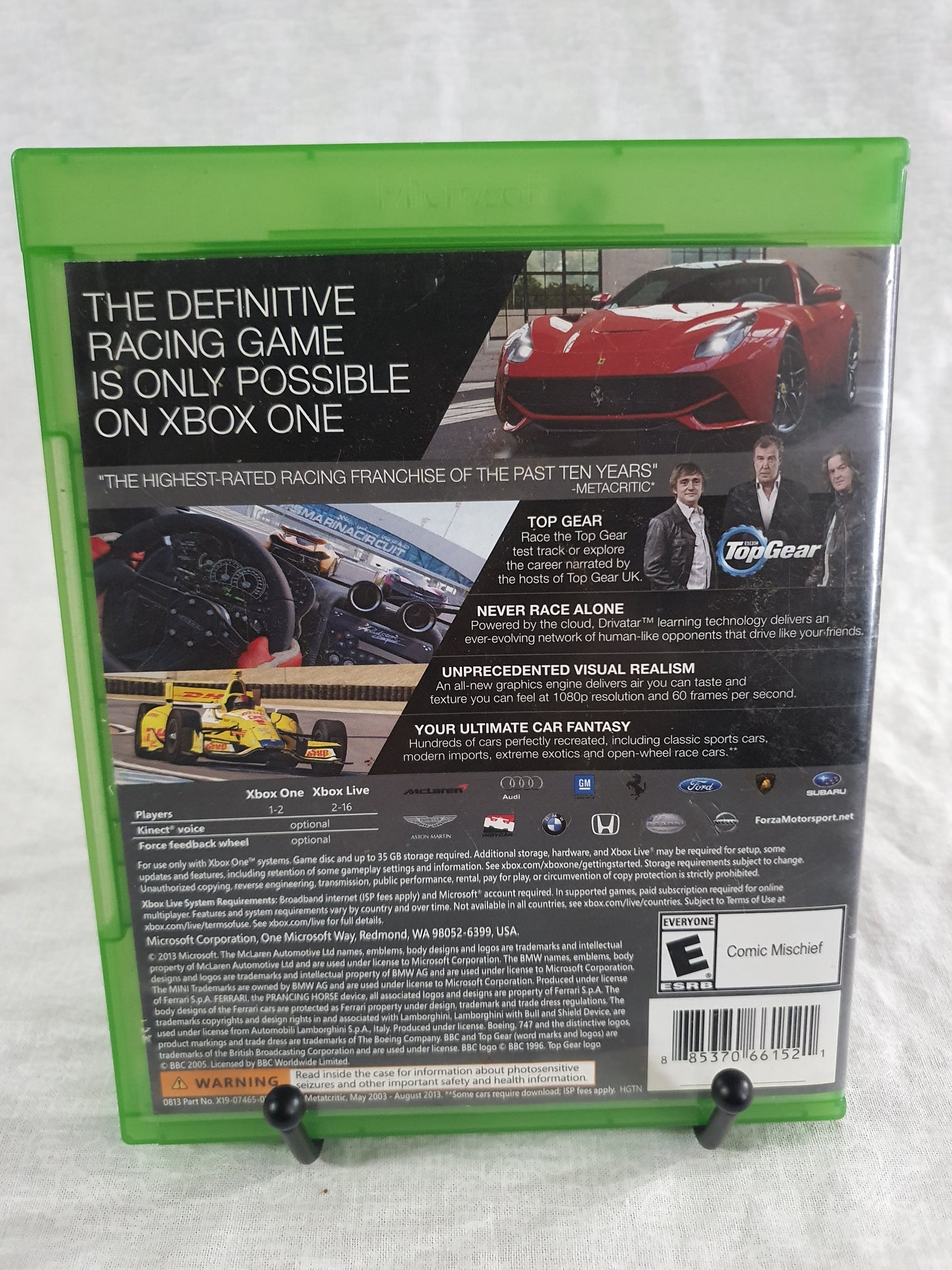 Forza Motorsport 5 (Microsoft Xbox One, 2013) Complete Game Disc Near Mint Clean