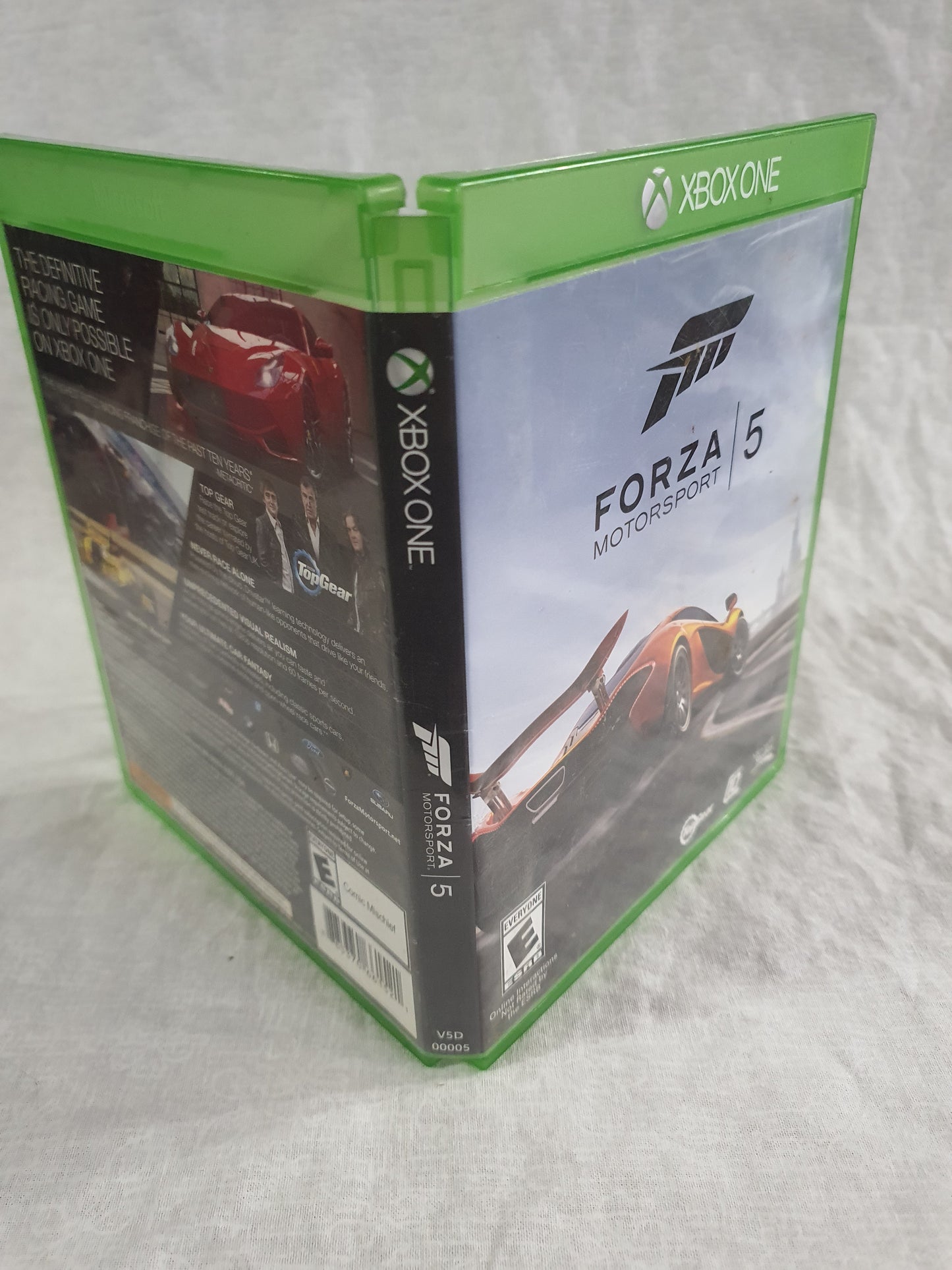 Forza Motorsport 5 (Microsoft Xbox One, 2013) Complete Game Disc Near Mint Clean