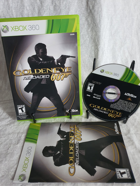 GoldenEye 007: Reloaded (Microsoft Xbox 360, 2011) Complete Videogame Near Mint