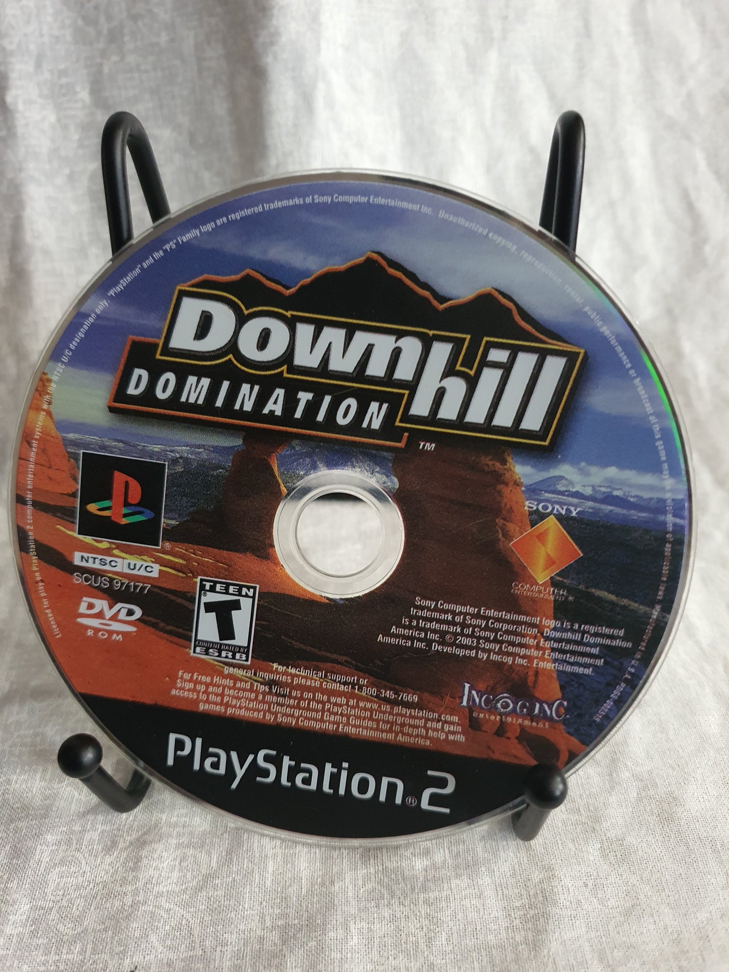 Downhill Domination (Sony PlayStation 2, PS2, 2003) Videogame Disc Near Mint