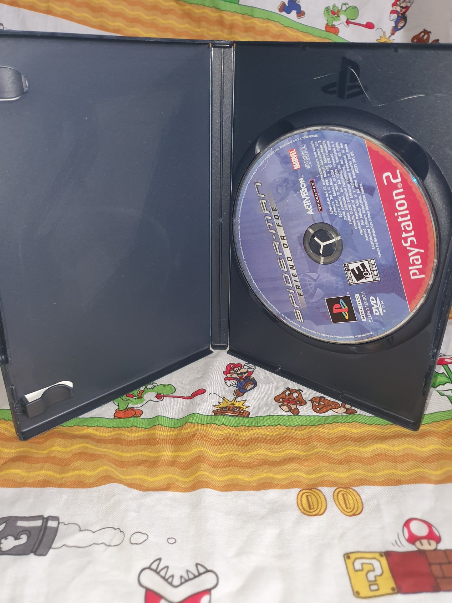 Spider-Man: Friend or Foe (Sony PlayStation 2, PS2, 2007) Game Disc Near Mint