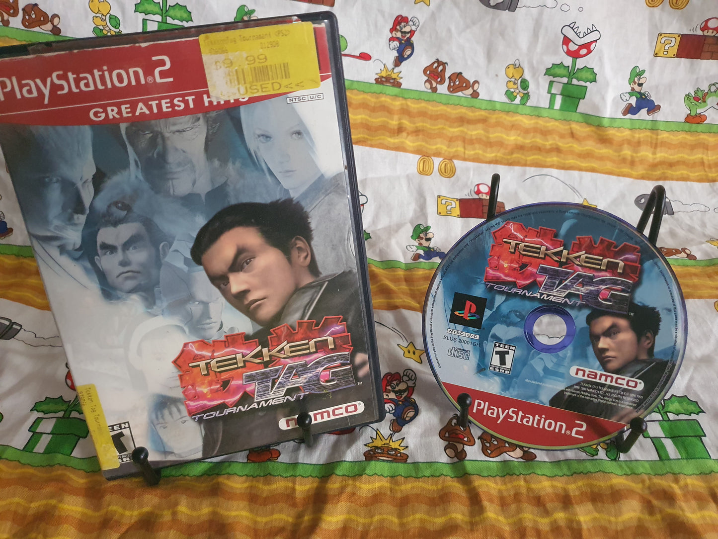 Tekken Tag Tournament (PlayStation 2, 2002) Game Disc Near Mint Clean Tested