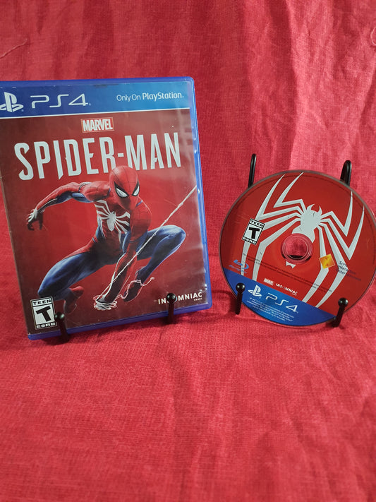 Marvel's Spider-Man (PlayStation 4, 2018) Complete Reversible Cover Disc Good