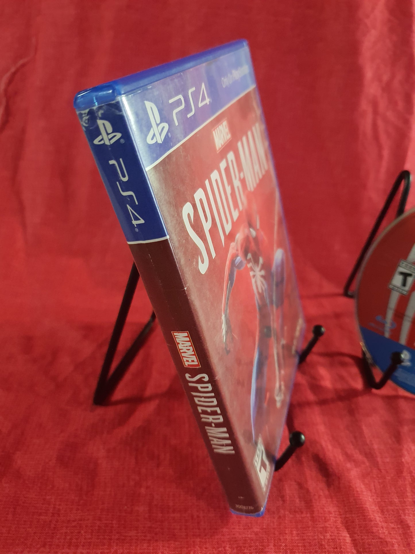 Marvel's Spider-Man (PlayStation 4, 2018) Complete Reversible Cover Disc Good