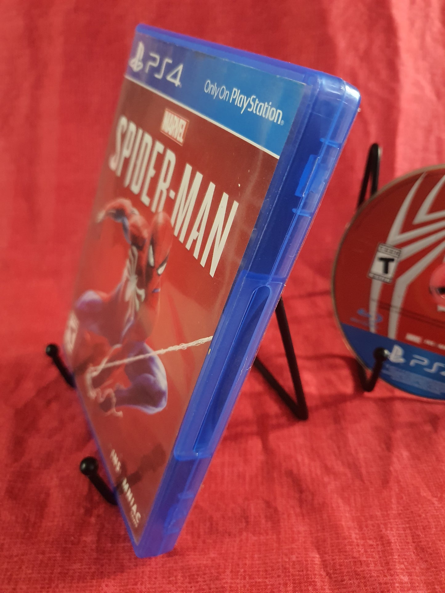 Marvel's Spider-Man (PlayStation 4, 2018) Complete Reversible Cover Disc Good