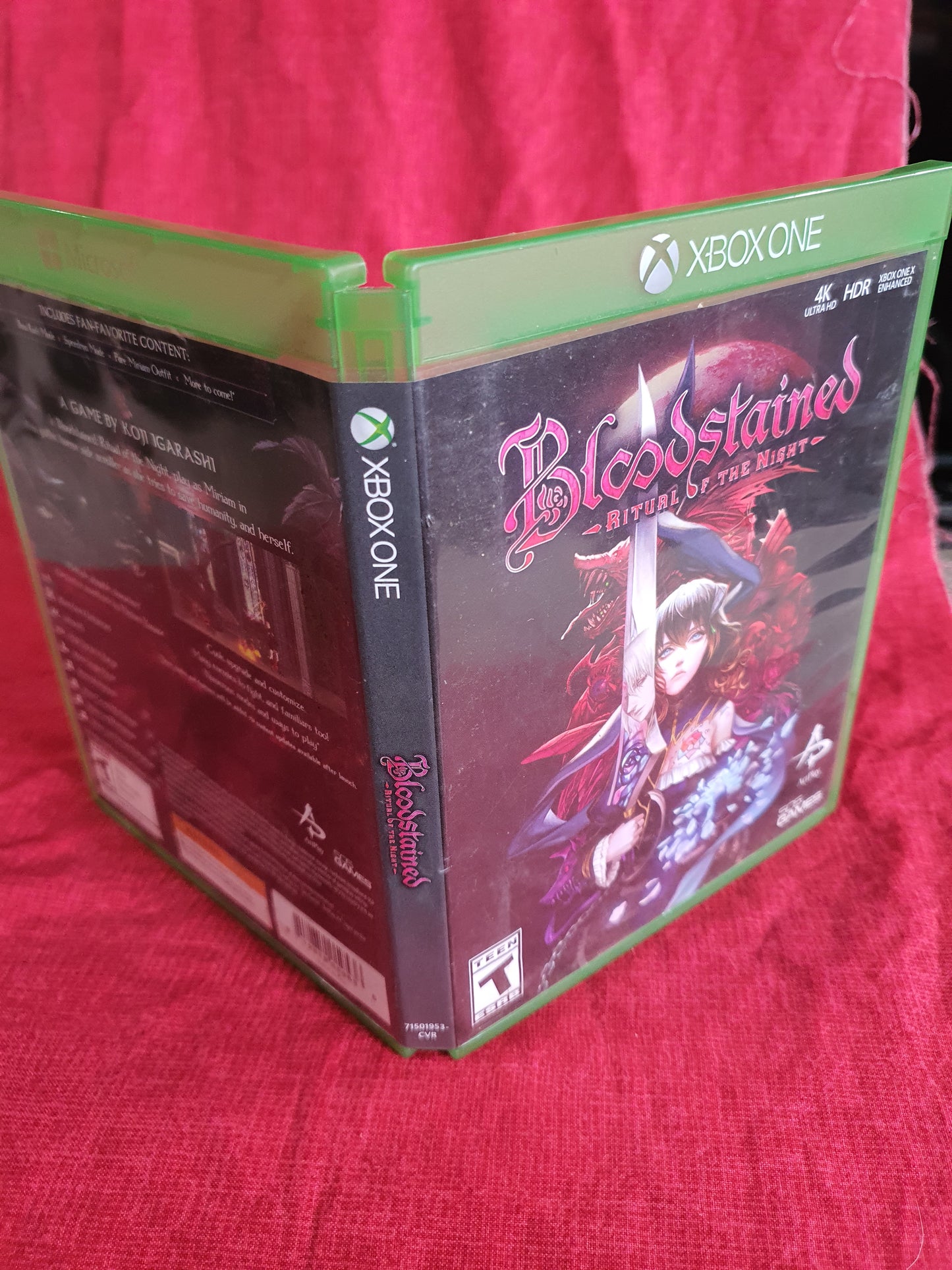 Bloodstained - Ritual Of The Night (Xbox One, 2019) Complete Disc Very Good