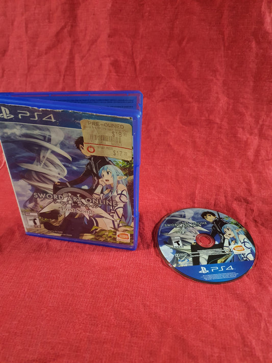 Sword Art Online: Lost Song (Sony PlayStation 4, PS4, 2015) Game Disc Very Good
