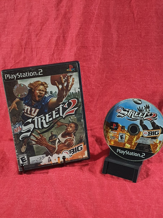 NFL Street 2 (Sony PlayStation 2, 2004) Videogame Disc Near Mint Halo Sticker