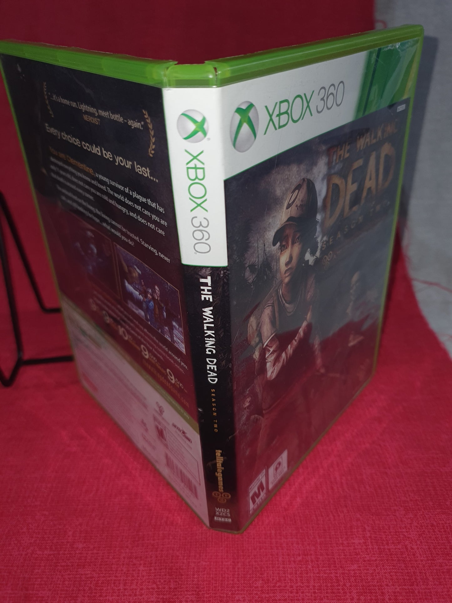 The Walking Dead: Season Two (Xbox 360, 2014) Complete Tested Working Free Ship