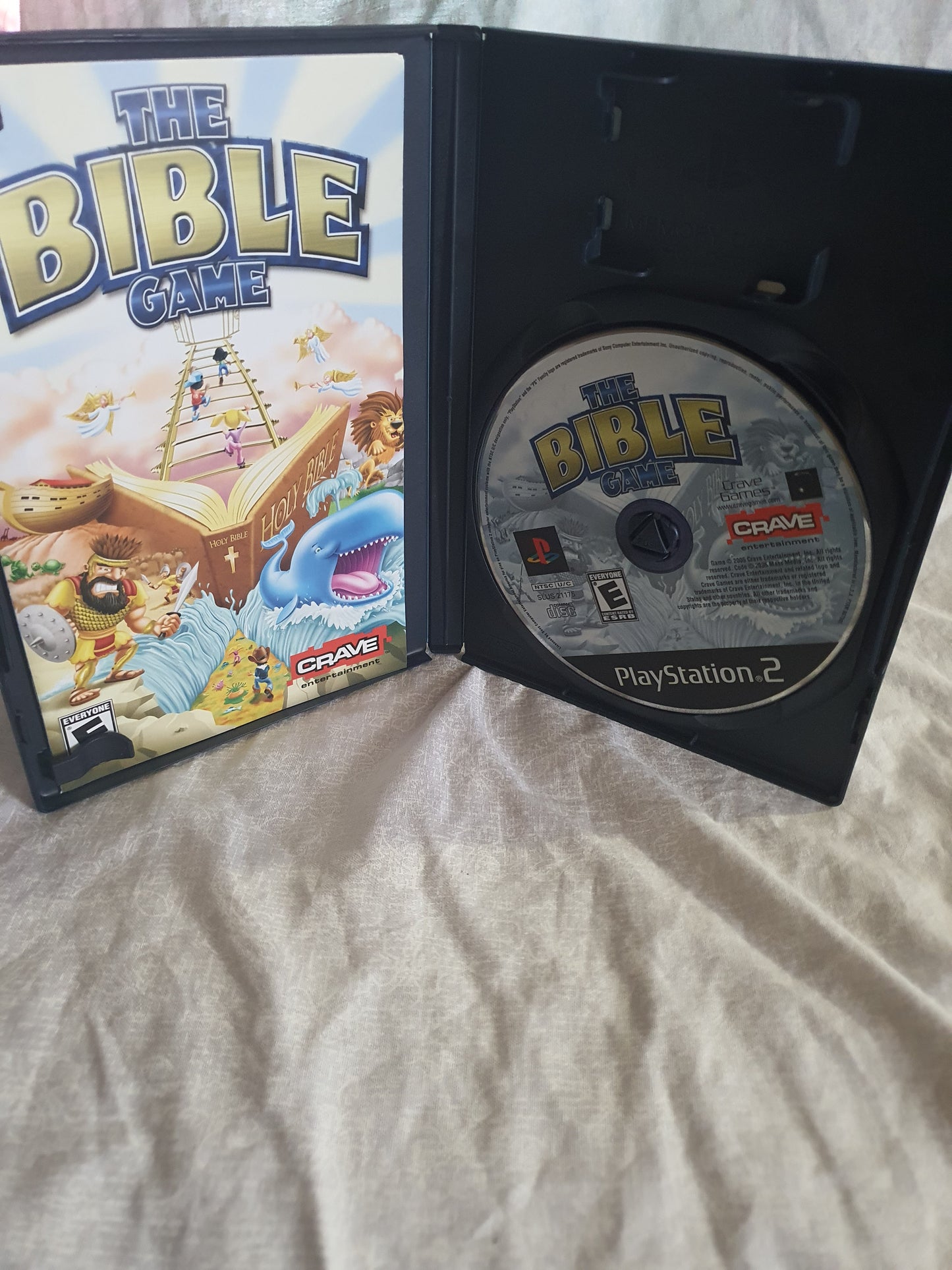 The Bible Game (Sony PlayStation 2, 2005) Disc VG Very Good CIB Complete Tested