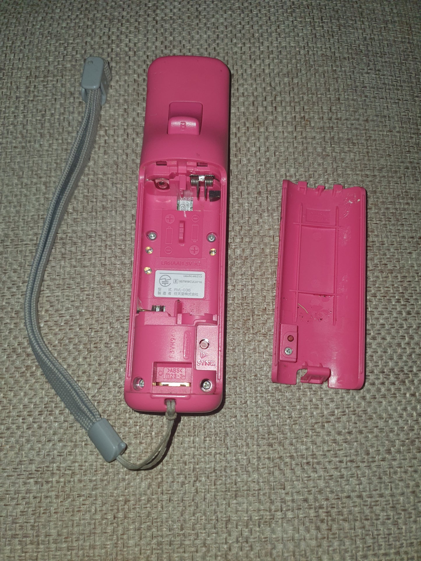 Official Wii Remote Nintendo Motion Plus Inside U OEM Controller Pink RVL-036