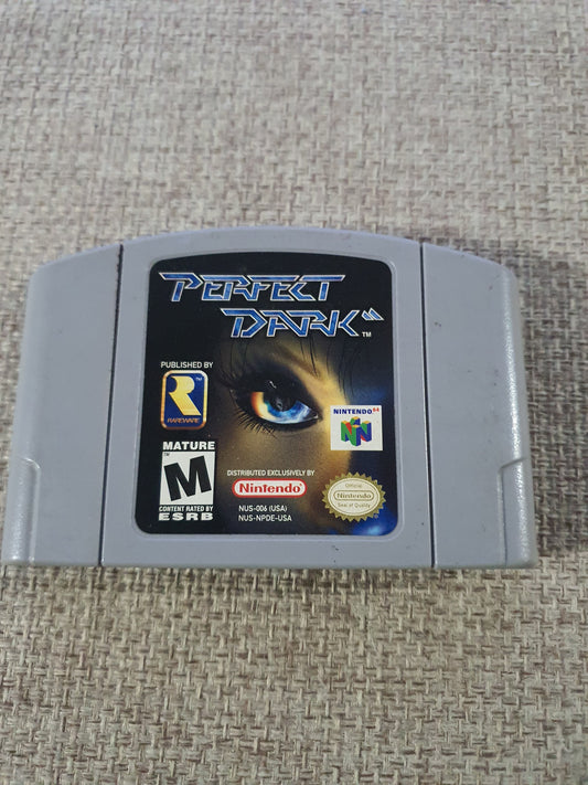 Perfect Dark (Nintendo 64, N64, 2000) Authentic Cartridge NUS-NPDE-USA NUS-006