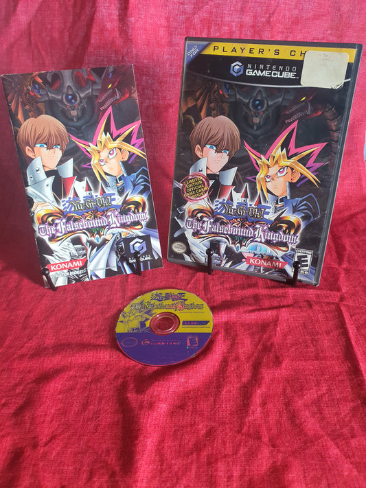 Yu-Gi-Oh The Falsebound Kingdom (Nintendo GameCube, 2003) CIB Complete Manual