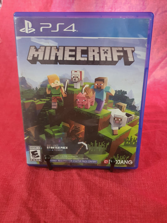 Minecraft Starter Collection (Sony PlayStation 4 PS4, 2019) Complete Near Mint