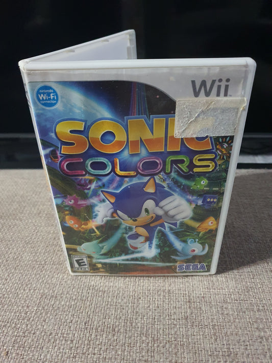 Sonic Colors (Nintendo Wii, 2010) Videogame Disc Tested Very Good