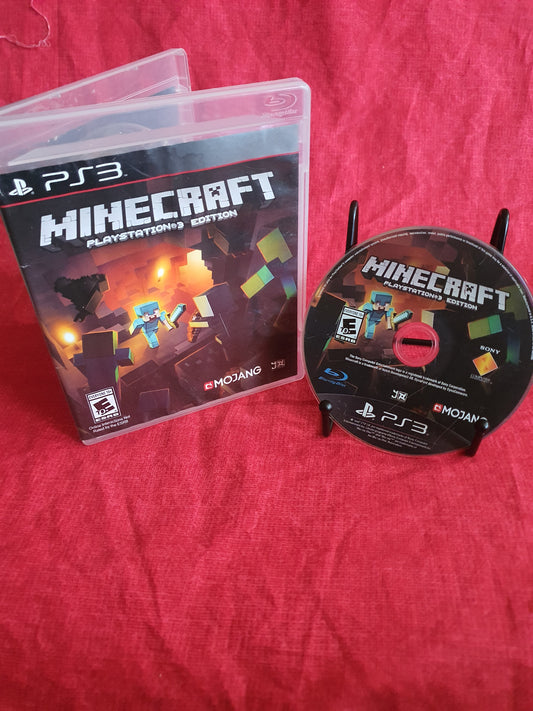 Minecraft PlayStation 3 Edition (PlayStation 3, 2014) Tested 3000385 Region Free