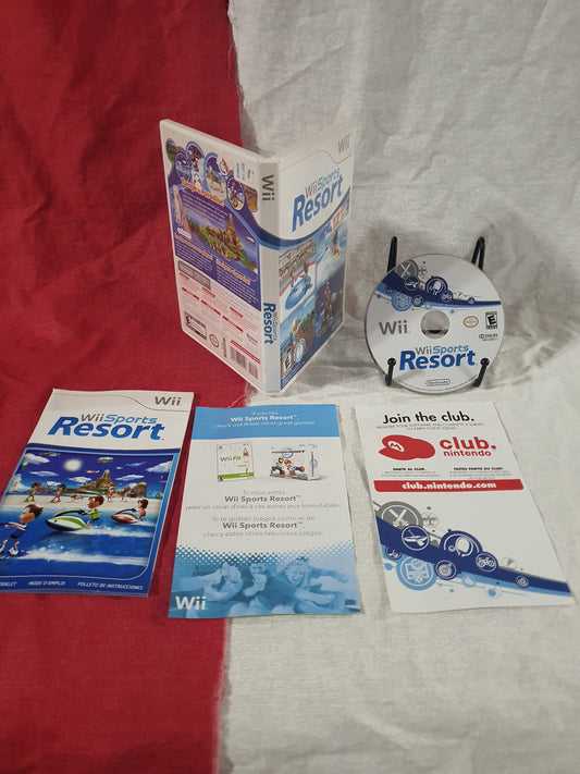 Wii Sports Resort (Nintendo Wii, 2009) Complete Clean Very Good RVL-P-RZTE-USZ