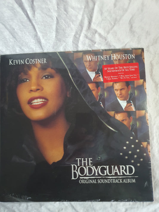 New Arista The Bodyguard Original Soundtrack Vinyl LP Whitney Houston In Shrink