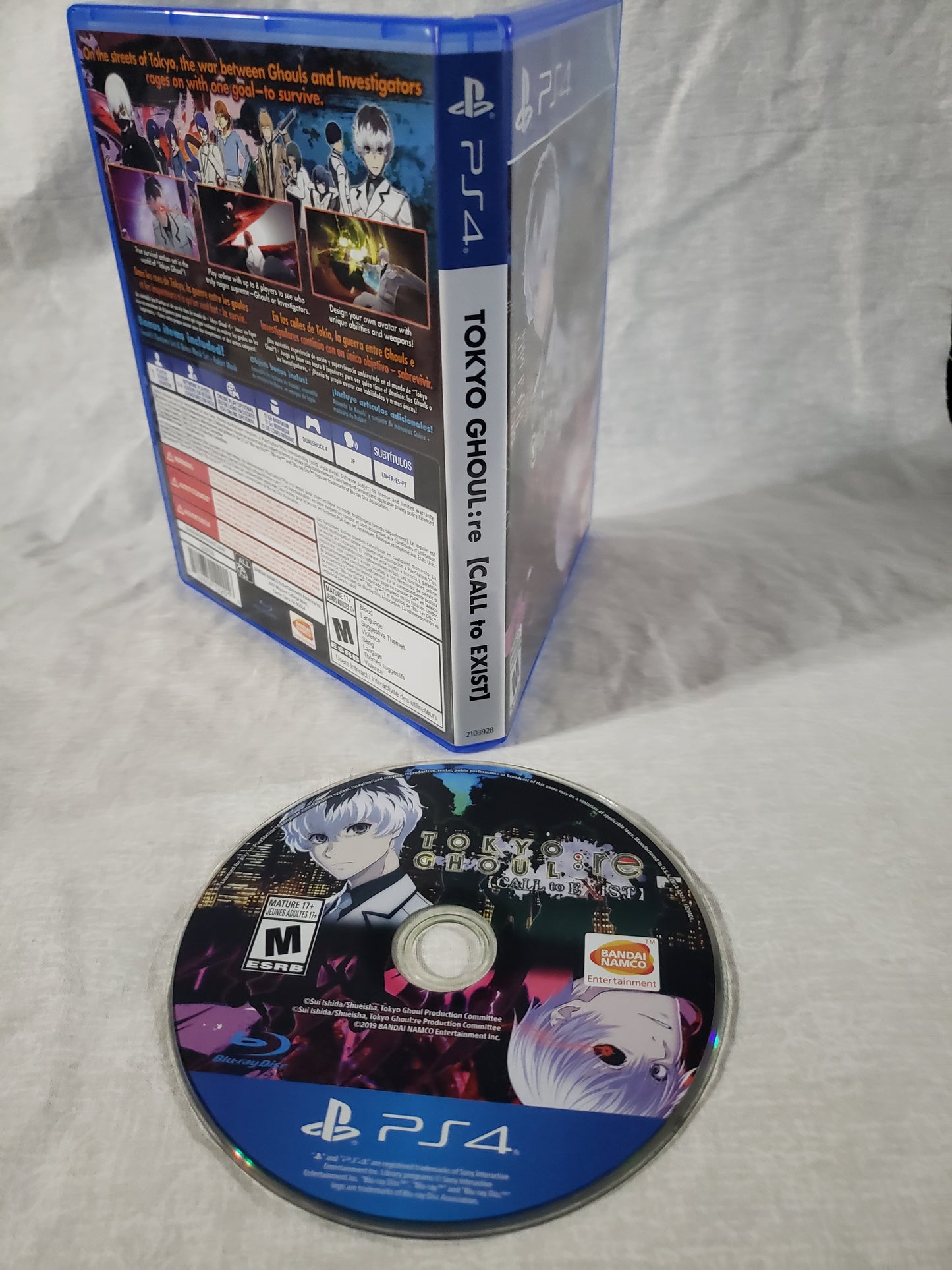 Tokyo Ghoul: Re Call to Exist (PlayStation 4, 2019) Complete Near Mint 2103928