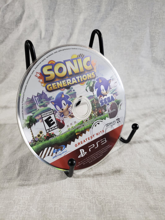 Sonic Generations GH (Sony PlayStation 3, 2011) Videogame Disc Very Good Tested