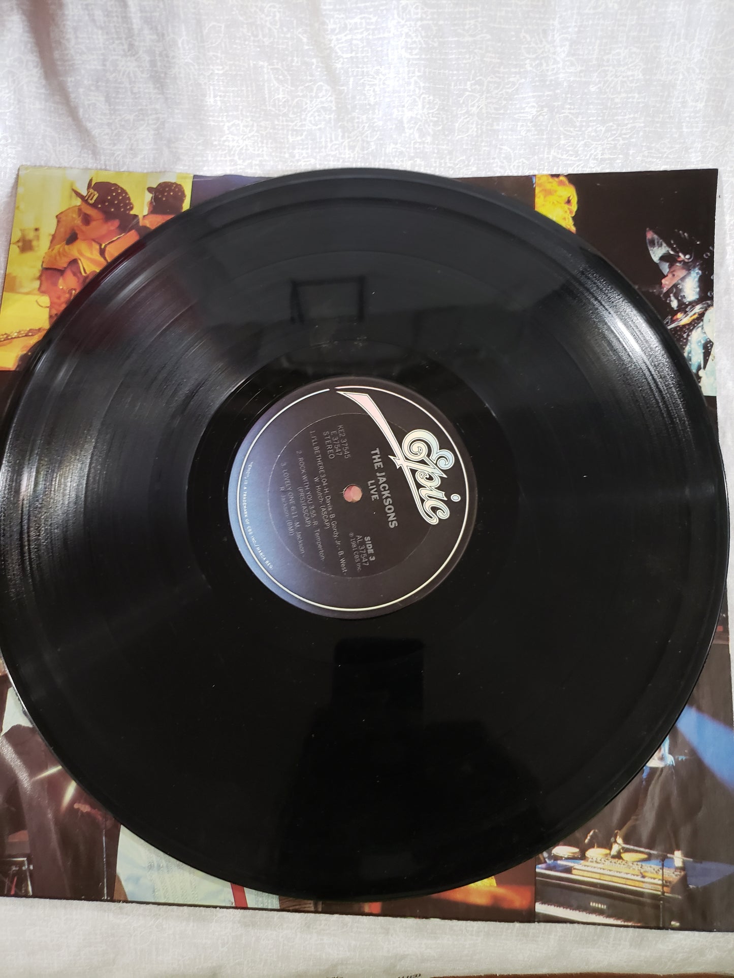 The Jacksons - Live - Double LP Vinyl Record - VG USA Pressing KE2-37545