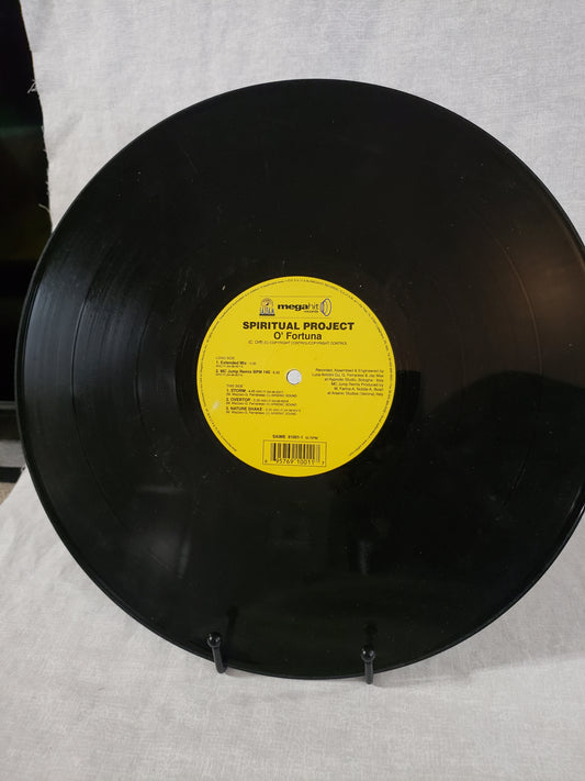 Spiritual Project O' Fortuna 12" Vinyl Record Good SAIME 91001-1 Megahit Records