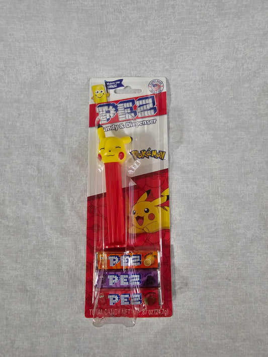 Pokemon Pez Dispenser 3 Piece Set Bundle Pikachu Winking Orange Gengar Purple Pokeball (Copy)