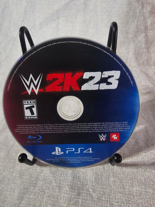 WWE 2K23 - Sony PlayStation 4 - Video Game Disc and Generic Case Good tested